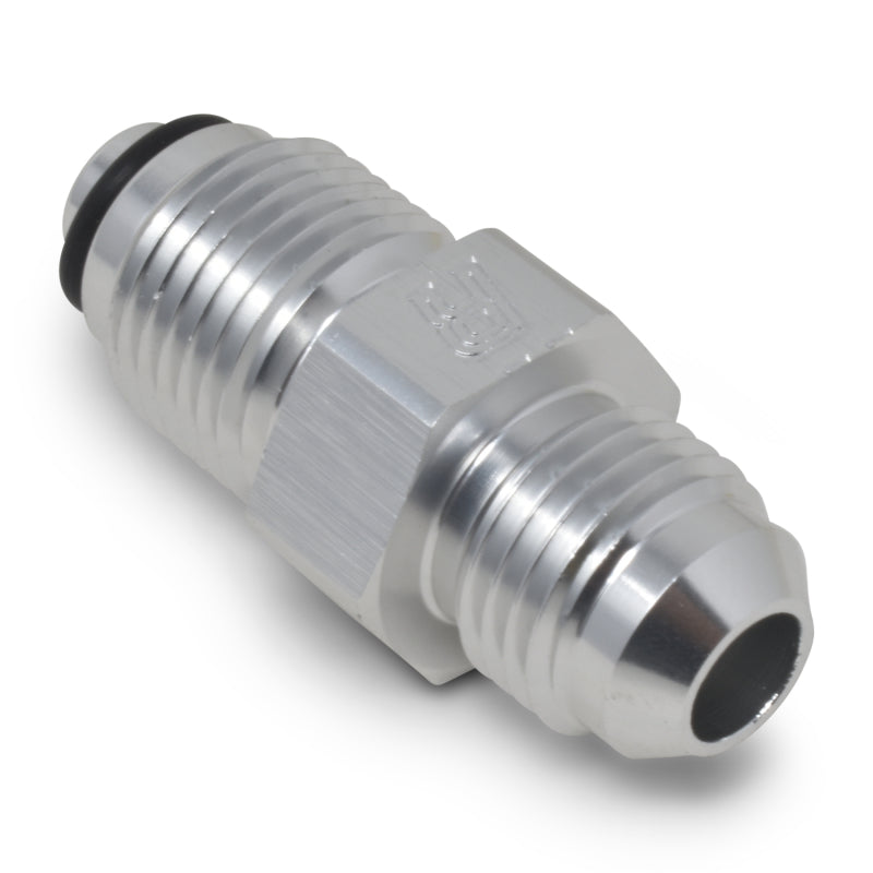 Russell Power Steering Adapter 5/8-18 O-Ring To 6 AN Male Clear Anodize 648030 Photo - out of package