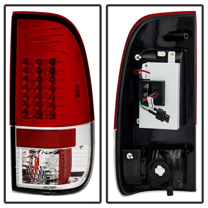 Spyder Ford Super Duty 08-15 Version 2 LED Tail Lights Red Clear ALT-YD-FS07-LED-G2-RC 5029195 5029195 Photo - Unmounted