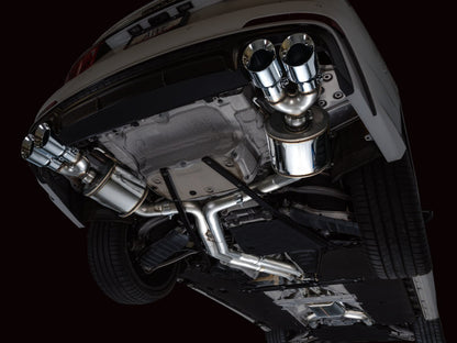 AWE Tuning 19-23 Audi C8 S6/S7 2.9T V6 AWD Touring Edition Exhaust - Chrome Silver Tips 3015-42103 3015-42103 Photo - Mounted