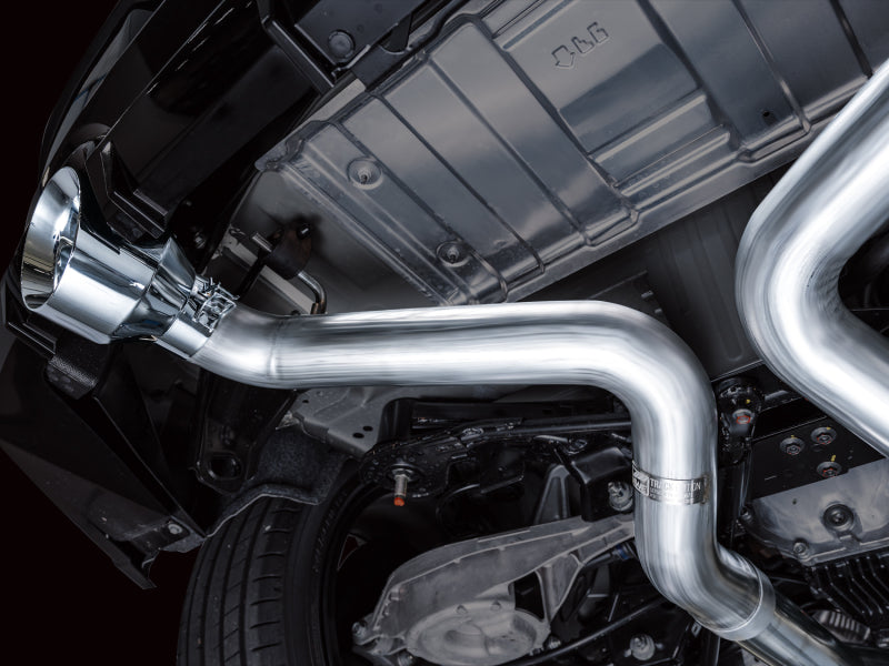 AWE Tuning AWE 2023 Nissan Z RZ34 RWD Track Edition Catback Exhaust System w/ Chrome Silver Tips 3020-32400 3020-32400 Photo - Mounted