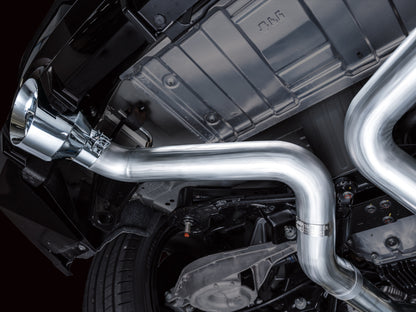 AWE Tuning AWE 2023 Nissan Z RZ34 RWD Track Edition Catback Exhaust System w/ Chrome Silver Tips 3020-32400 3020-32400 Photo - Mounted