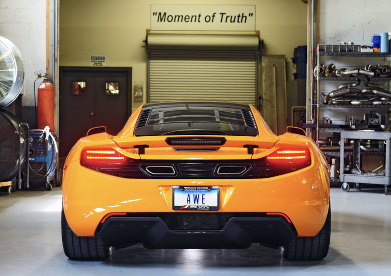 AWE Tuning McLaren MP4-12C Performance Exhaust - Machined Tips 3010-32014 3010-32014 Photo - Mounted