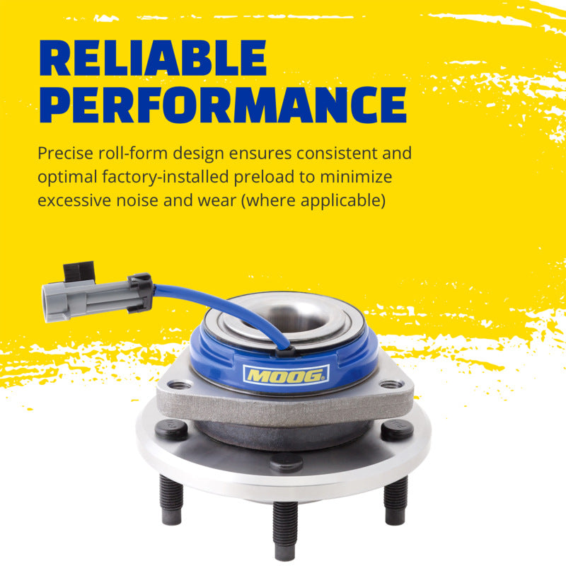 Moog 17-18 Toyota Yaris iA Front Hub Assembly 513432 513432 Features and Benefits