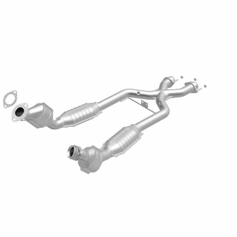 MagnaFlow Ford Mustang HM Grade Federal / EPA Compliant Direct-Fit Catalytic Converter 23163 360 Degree Image Set
