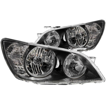 Anzo 2001-2005 Lexus Is300 Crystal Headlights Black 14HBP 121210 Photo - Primary