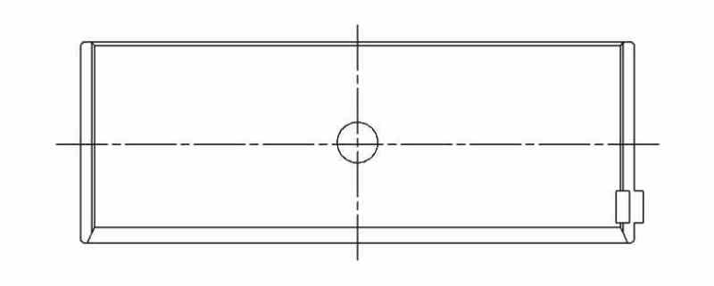 ACL Chry. Prod. V8 383-400-440 Race Series Engine Connecting Rod Bearing Set 8B527HXD-STD 8B527HXD-STD Technical Drawing