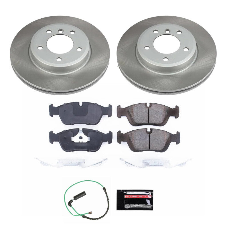 PowerStop Power Stop 01-05 BMW 325xi Front Semi-Coated Rotor Kit SC868 SC868 Photo - Primary