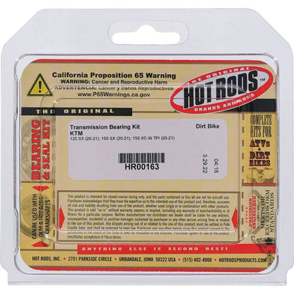 Hot Rods 20-21 KTM 125 SX 125cc Transmission Bearing Kit HR00163 HR00163 Photo - Primary