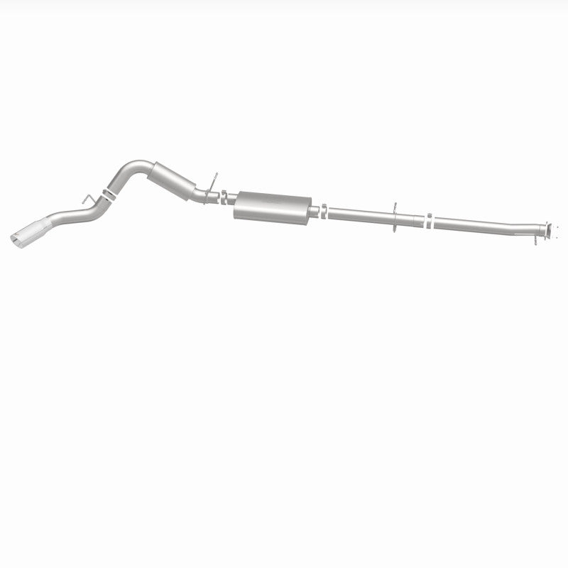 Magnaflow 2022+ GM 2500/3500HD 6.6L Gas Single Passenger Side Rear Exit Cat-Back Exhaust 19524 19524 360 Degree Image Set