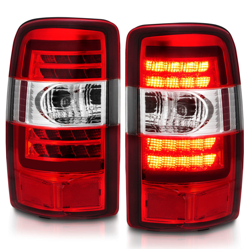 ANZO 2000-2006 Chevrolet Tahoe LED Tail Lights w/ Red Lens Chrome Housing 311364 311364 Photo - Unmounted