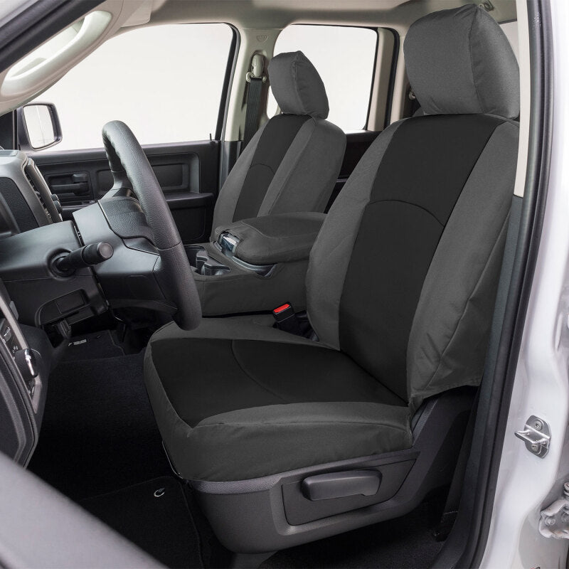 Covercraft 17-22 Ford F250/F350/F450/F550 Endura PrecisionFitFront Row Seat Covers - Blk/Charcoal GTF636ABENBC GTF636ABENBC Photo - Primary