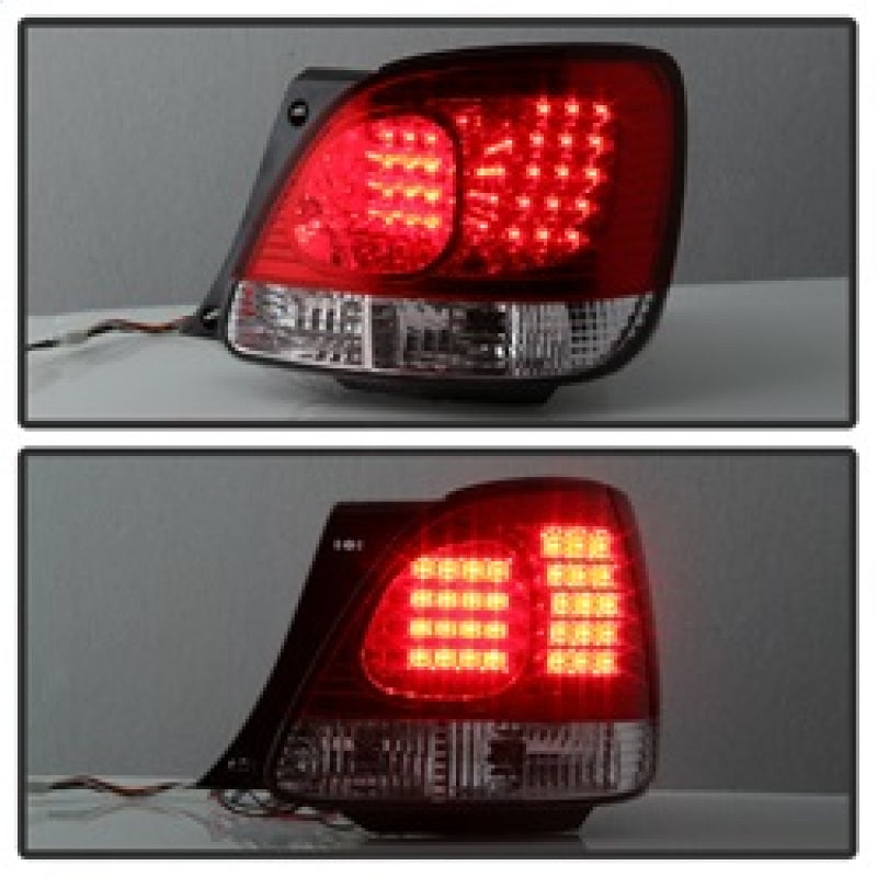 Spyder Lexus GS 300/400 98-05 LED Tail Lights Red Clear ALT-YD-LGS98-LED-RC 5005731 5005731 Photo - Unmounted