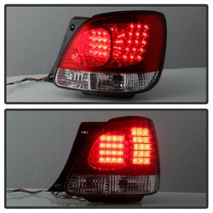 Spyder Lexus GS 300/400 98-05 LED Tail Lights Red Clear ALT-YD-LGS98-LED-RC 5005731 5005731 Photo - Unmounted
