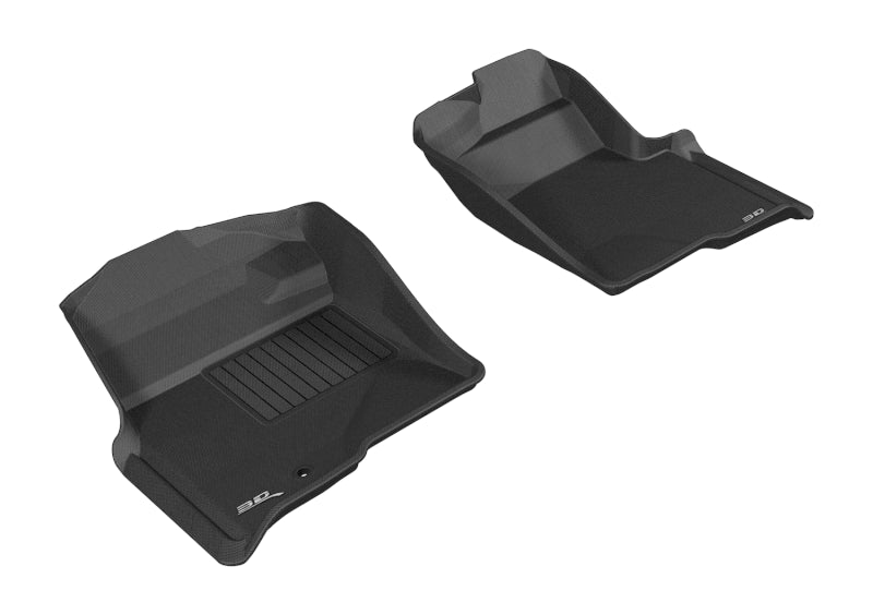 3D MAXpider 2009-2010 Ford F-150 Regular/Supercab/Supercrew Kagu 1st Row Floormat - Black L1FR06711509 L1FR06711509 Photo - Primary