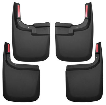 Husky Liners 2017 Ford F-250/F350 Custom-Molded Front and Rear Mud Guards (4pc) 58466 Photo - Primary