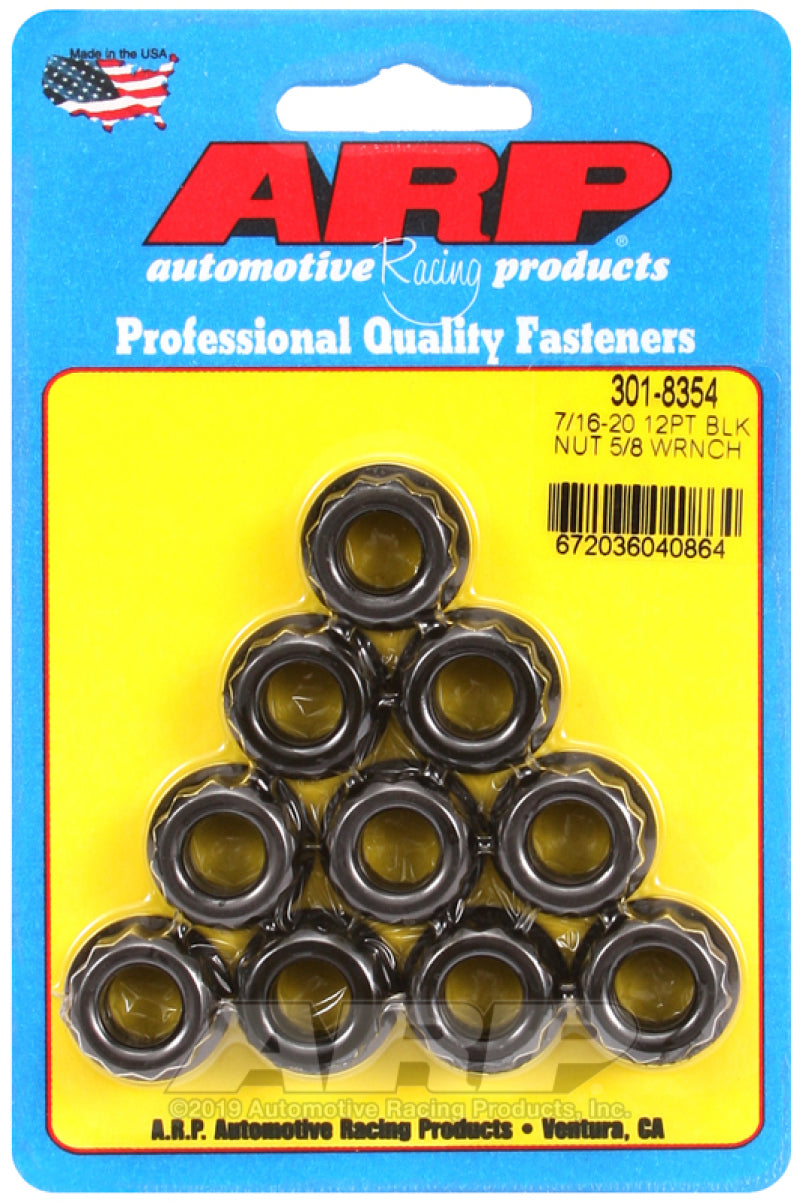 ARP 7/16-20 5/8 Socket 12 pt Nut Kit 301-8354 Photo - Primary
