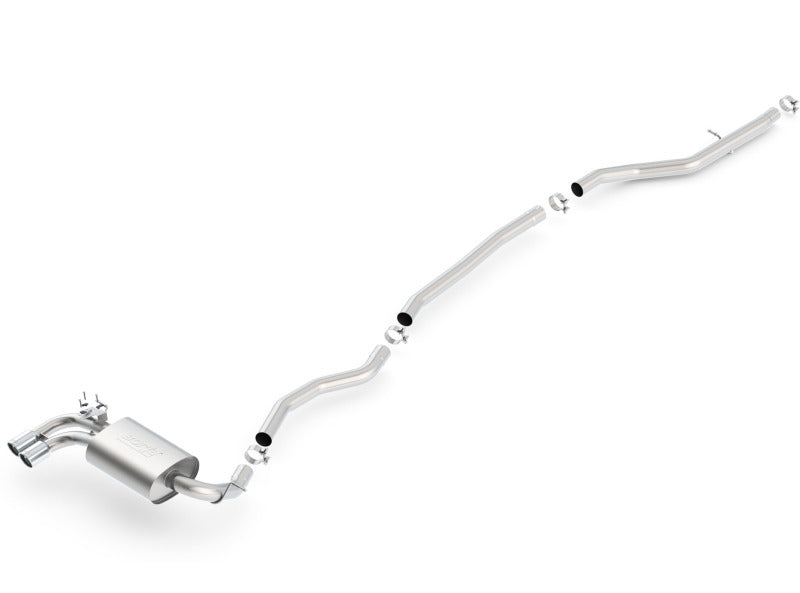 Borla 12-15 BMW 328i Sedan 2.0L AT/MT RWD Dual Left Rear Exit Catback Exhaust 140509 140509 Photo - Primary