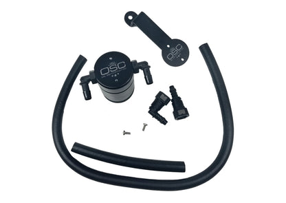 J&L 05-10 Ford Mustang GT/Bullitt/Saleen Passenger Side Oil Separator 3.0 - Black Anodized 3013P-B 3013P-B Photo - Primary