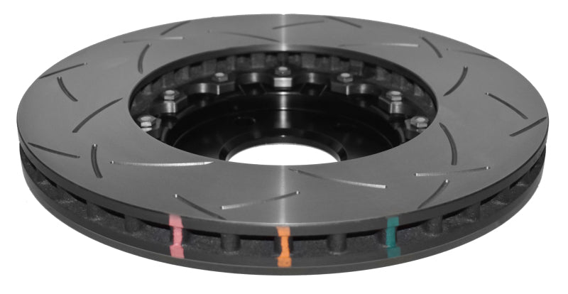 DBA 06-14 Mazdaspeed 3 Front Slotted 5000 Series 2 Piece Rotor Assembled w/ Black Hat 52962BLKS 52962BLKS Photo - out of package