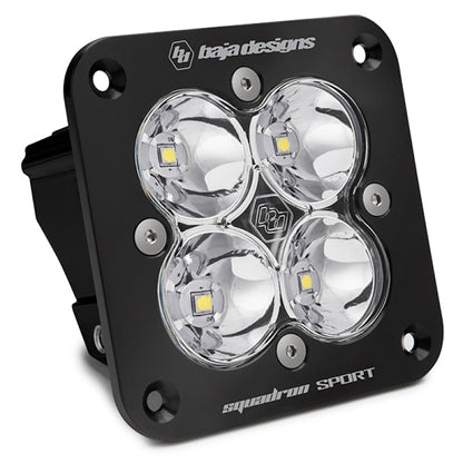 Baja Designs Squadron Sport Black Flush Mount LED Auxiliary Light Pod - Universal 551006 Photo - Primary