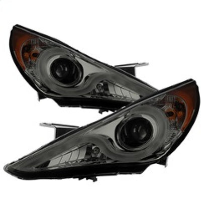 Spyder Hyundai Sonata 11-13 Projector Headlights- Light Bar DRL Chrm PRO-YD-HYSON11V2-LBDRL-SM 5080899 5080899 Photo - Primary