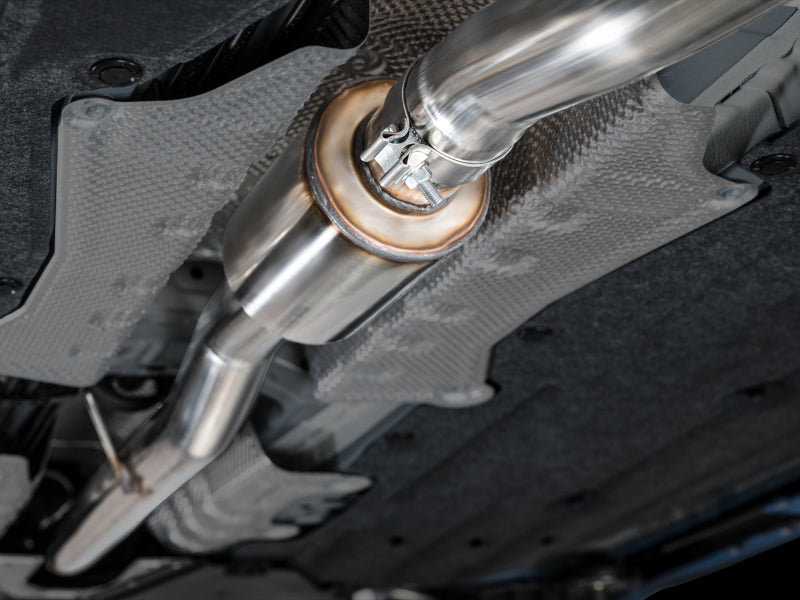 AWE Tuning 2023 Honda Civic Type R FL5 Track Edition Exhaust w/ Triple Chrome Silver Tips 3020-52287 3020-52287 Photo - Mounted