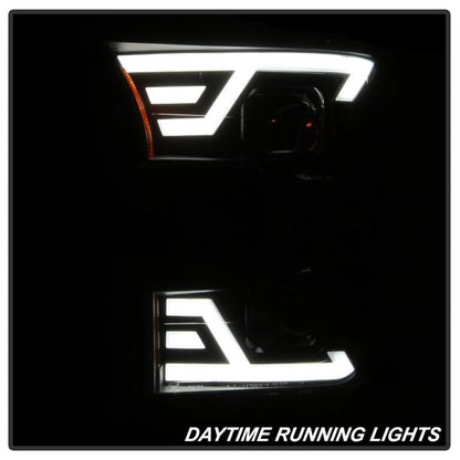 SPYDER xTune 15-17 Ford F-150 DRL LED Light Bar Projector Headlights - Black (PRO-JH-FF15015-LB-BK) 9042935 9042935 Photo - Unmounted