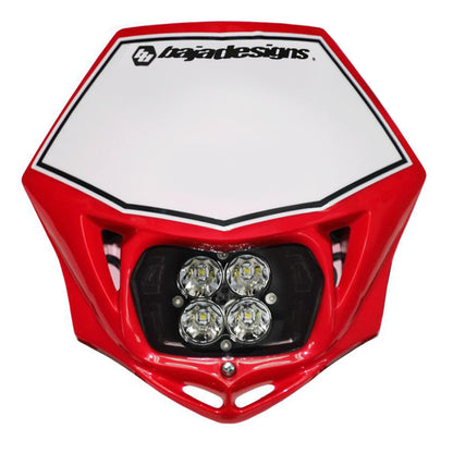 Baja Designs Motorcycle Squadron Sport (D/C) Headlight Kit w/ Shell Spot Pattern Clear - Universal 5570014R User 1