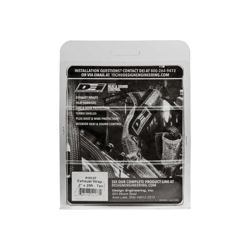 DEI Exhaust Wrap 2in x 25ft - Tan 10137 10137 Photo - Unmounted