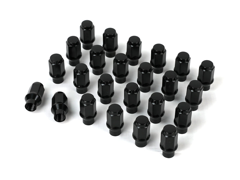 ICON Alloys Lug Nut Kit Black - 14x1.5 - 24 Lug Nuts w/ Custom Shank 89141524B-ET 89141524B-ET Photo - Primary