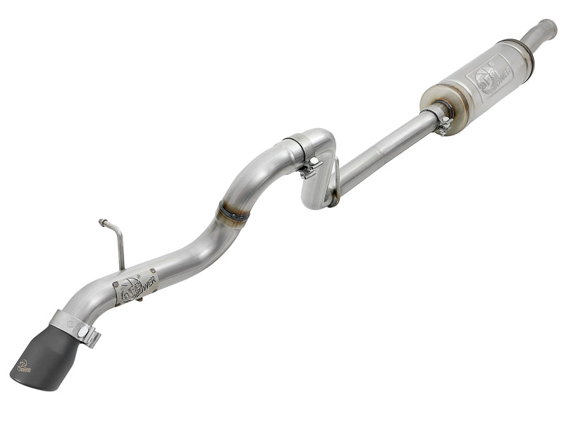 aFe MACH Force-Xp 2.5in 409SS Catback High-Tuck Exhaust 18-21 Jeep (JL) 3.6L 4-Door - Black Tip 49-48065-1B 49-48065-1B Photo - Primary