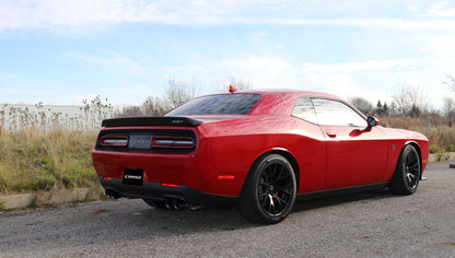 Corsa Performance 15-17 Dodge Challenger Hellcat Dual Rear Exit Extreme Exhaust w/ 3.5in 14989BLK Photo - Mounted