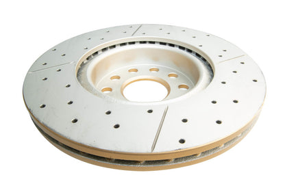 DBA 06-08 Audi A3 / 10/06+ TT / 10/04-10 VW Golf Front Drilled & Slotted Street Series Rotor 2806X 2806X Photo - out of package
