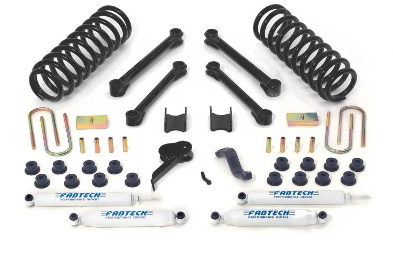 Fabtech 09-13 Ram 2500/3500 4WD Diesel w/Auto 4.5in Perf. System w/Perf. Shocks K3037 K3037 Photo - Primary