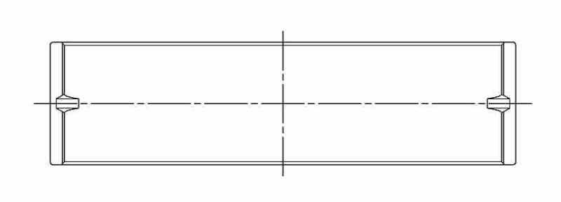ACL Ford Duratorq 2.0L2.2L2.4L Diesel RACE Series Engine Crankshaft Main Bearing Set 5M2276H-STD 5M2276H-STD Technical Drawing