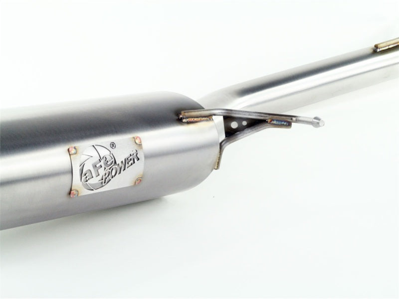 aFe MACH Force-Xp 2-1/2in Stainless Steel Down-Pipe Back Exhaust System 49-36308 Photo - Unmounted