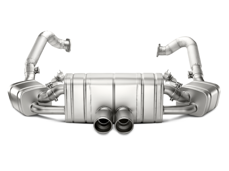 Akrapovic 12-15 Porsche Boxster (981) Slip-On Line (Titanium) w/ Titanium Tips S-PO981SO-HT/1 S-PO981SO-HT/1 Photo - Primary