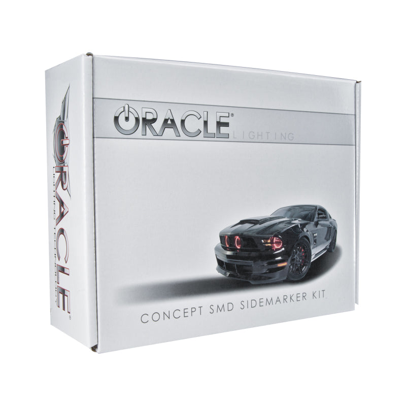 ORACLE Lighting Oracle 10-14 Ford Mustang Concept Sidemarker Set - Clear - No Paint 9700-019