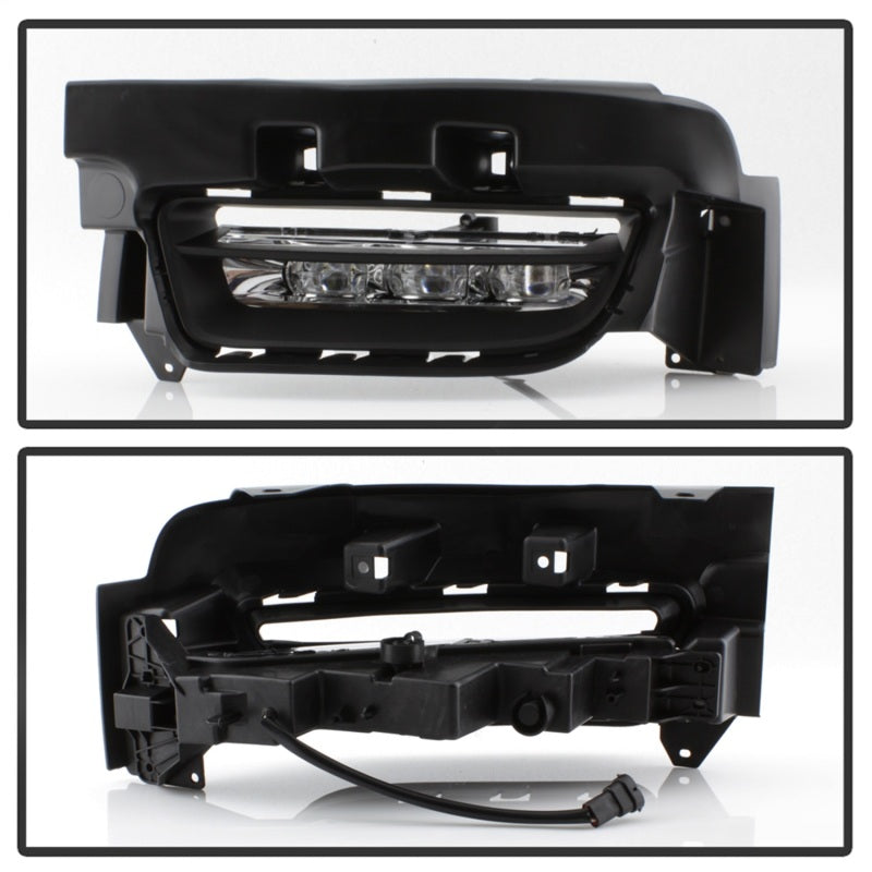 Spyder Dodge Charger 2015-2016 OEM LED Fog Lights W/Universal Switch- Clear FL-DCH2015-LED-C 5082985 5082985 Photo - Unmounted