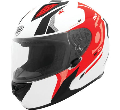 THH Helmets T810S Hayate Pearl Whtred Xs 648029 648029 Photo - Primary