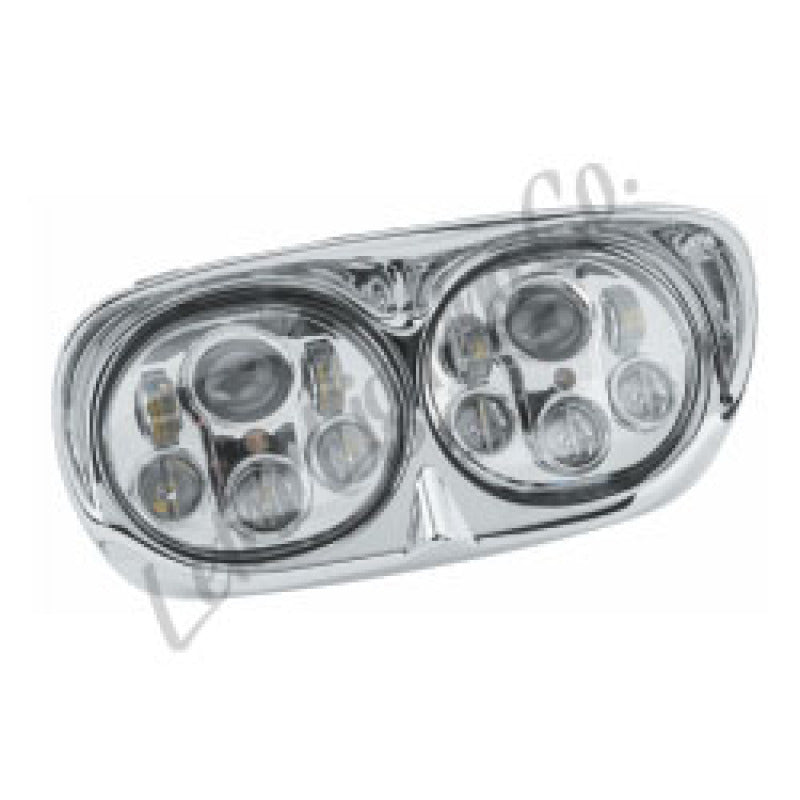 Letric Lighting Led Hdlght Dual 5.75in Chr LLC-LRHP-CC