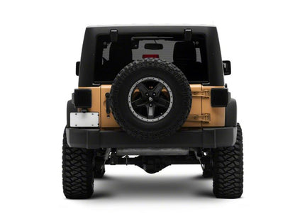Raxiom 07-18 Jeep Wrangler JK Axial Series Carver LED Tail Lights- Blk Housing (Smoked Lens) J164241 J164241 Photo - Close Up