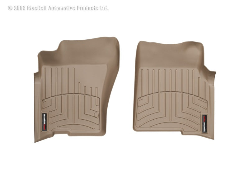 WeatherTech WT FloorLiner - Front - Tan Floor Mats Floor Mats - Rubber main image