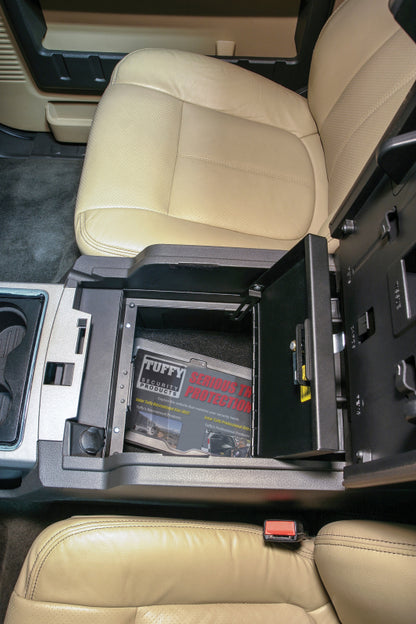 Tuffy Products Tuffy Console Safe W/ Keyed Lock For Ford F250 & F350 Superduty 322-01 322-01 Photo - Mounted
