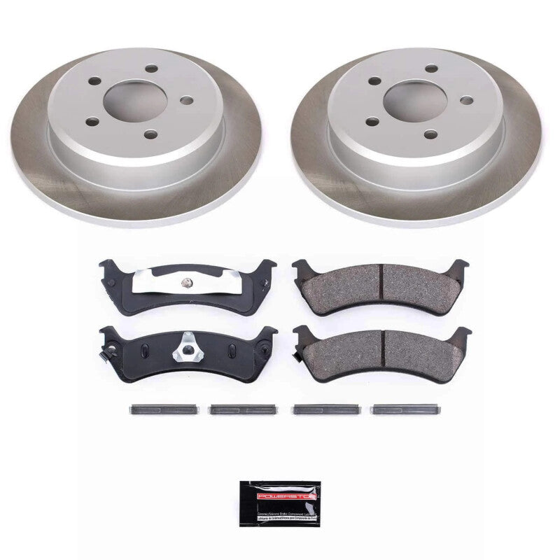 PowerStop Power Stop 01-02 Ford Explorer Sport Rear Semi-Coated Rotor Kit SC5592 SC5592 Photo - Primary