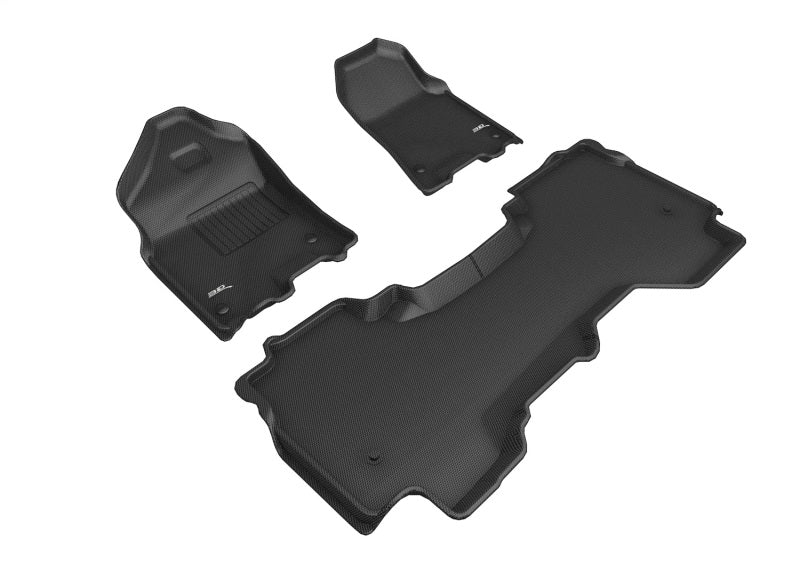 3D MAXpider 19-24 Dodge Ram 1500 Quad Cab W/ Bucket Front Row Kagu Black R1 R2 L1DG03101509 L1DG03101509 Photo - Primary