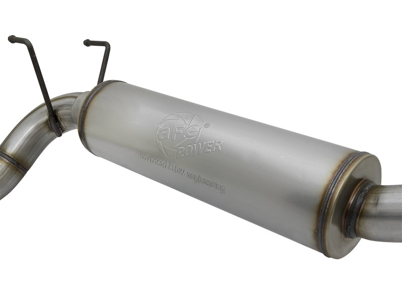 aFe Rebel Series 3-1/2in Stainless Steel Cat-Back Exhaust System 49-42057-B Photo - Unmounted