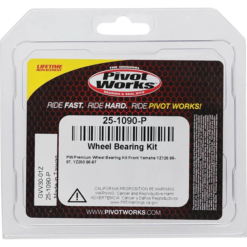 Pivot Works Yamaha Wheel Bearing Kit Premium Bearings 25-1090-P 25-1090-P Photo - Primary