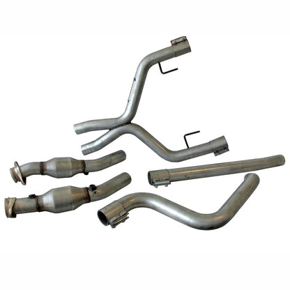 BBK 05-09 Mustang 4.0 V6 True Dual Cat Back Exhaust Conversion Kit With X pipe 4011 4011 Photo - Primary