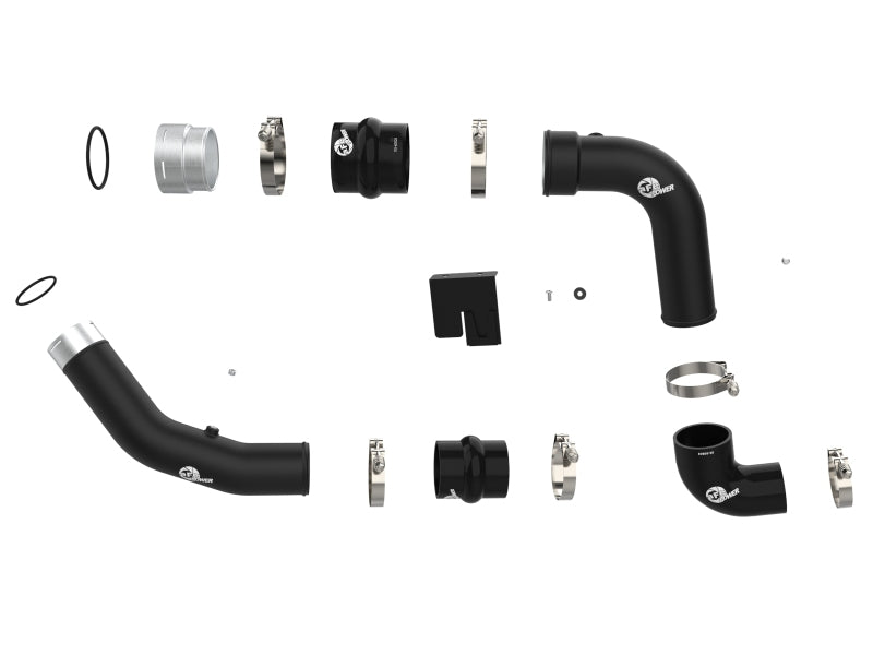 aFe Hot and Cold Charge Pipe Kit 46-20734-B 46-20734-B Photo - Unmounted